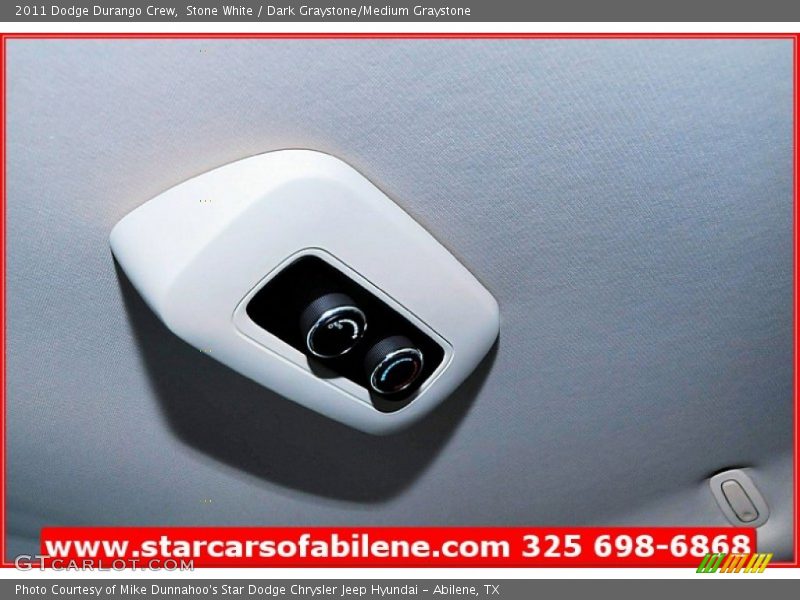 Stone White / Dark Graystone/Medium Graystone 2011 Dodge Durango Crew