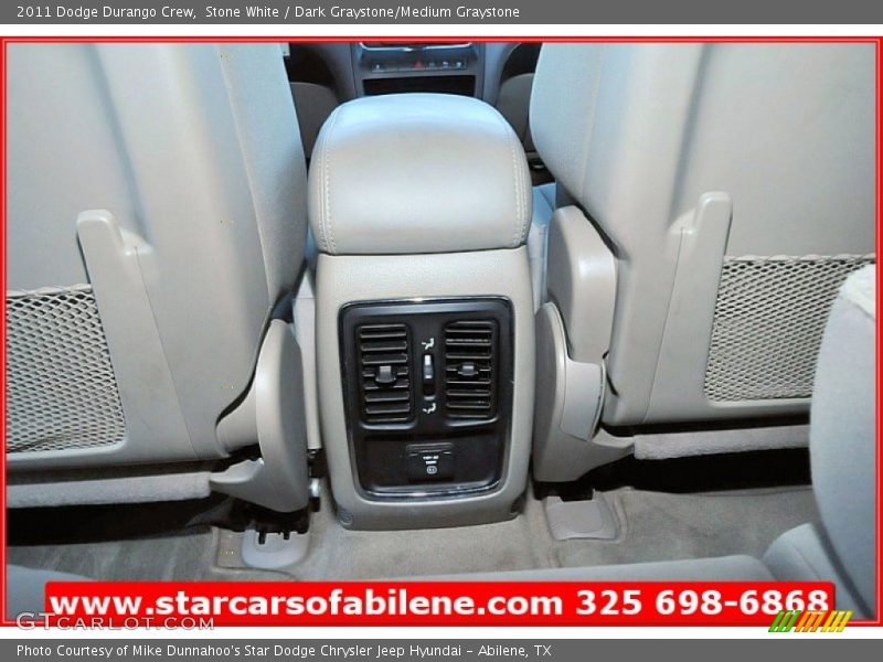 Stone White / Dark Graystone/Medium Graystone 2011 Dodge Durango Crew