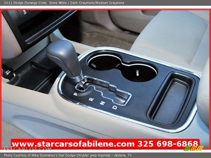 Stone White / Dark Graystone/Medium Graystone 2011 Dodge Durango Crew
