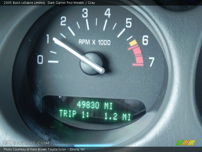 Dark Garnet Red Metallic / Gray 2005 Buick LeSabre Limited