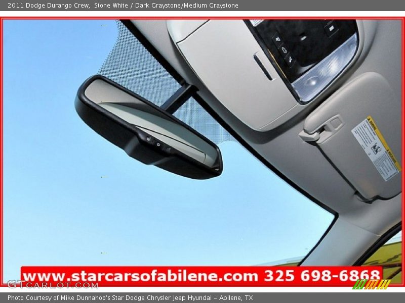 Stone White / Dark Graystone/Medium Graystone 2011 Dodge Durango Crew