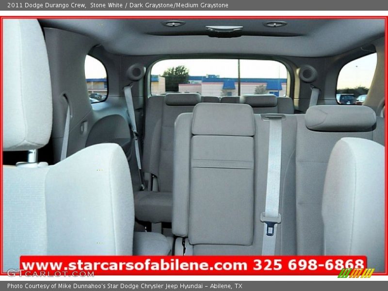 Stone White / Dark Graystone/Medium Graystone 2011 Dodge Durango Crew