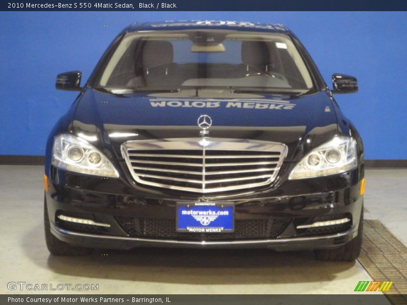 Black / Black 2010 Mercedes-Benz S 550 4Matic Sedan