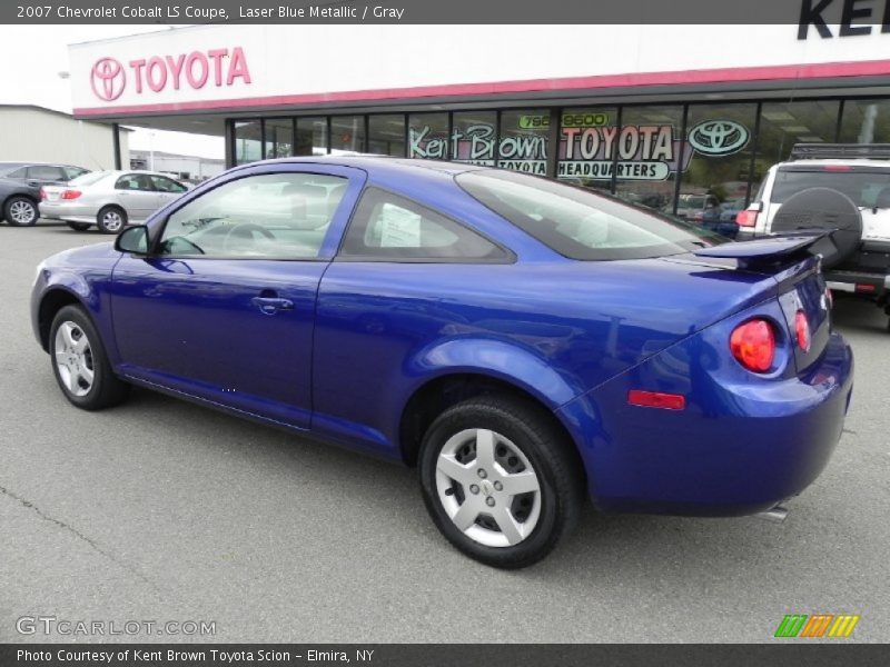 Laser Blue Metallic / Gray 2007 Chevrolet Cobalt LS Coupe