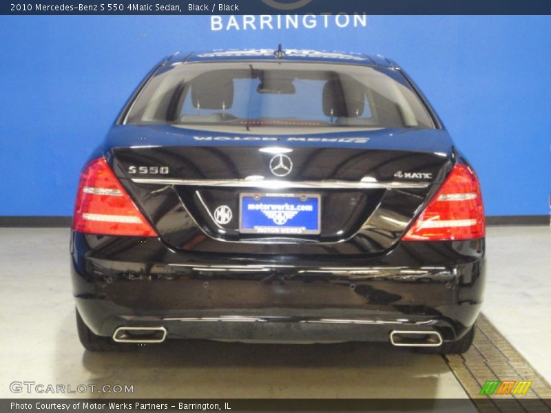 Black / Black 2010 Mercedes-Benz S 550 4Matic Sedan