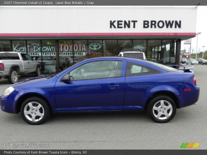 Laser Blue Metallic / Gray 2007 Chevrolet Cobalt LS Coupe