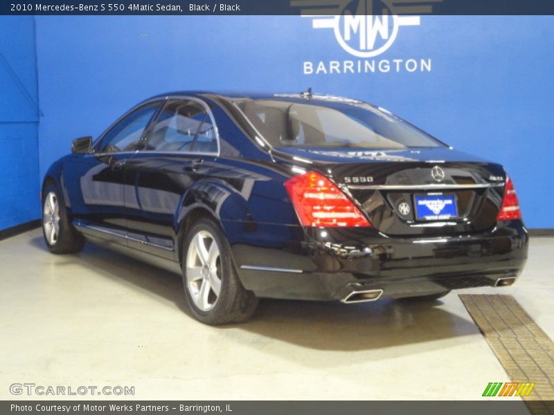 Black / Black 2010 Mercedes-Benz S 550 4Matic Sedan