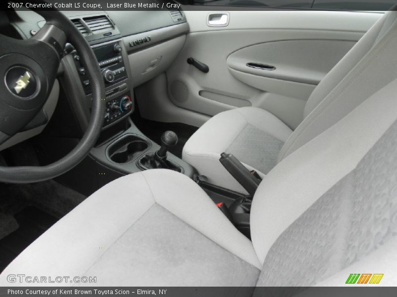Laser Blue Metallic / Gray 2007 Chevrolet Cobalt LS Coupe