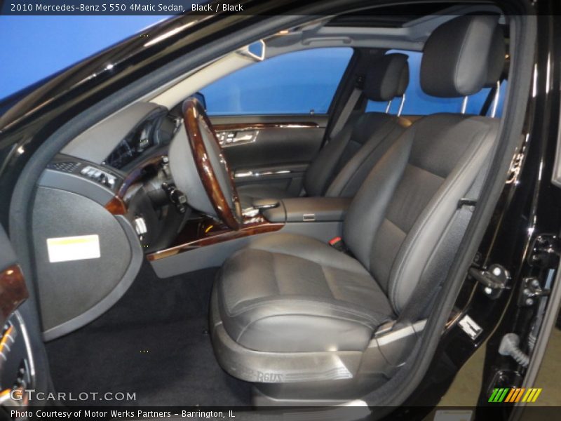 Black / Black 2010 Mercedes-Benz S 550 4Matic Sedan