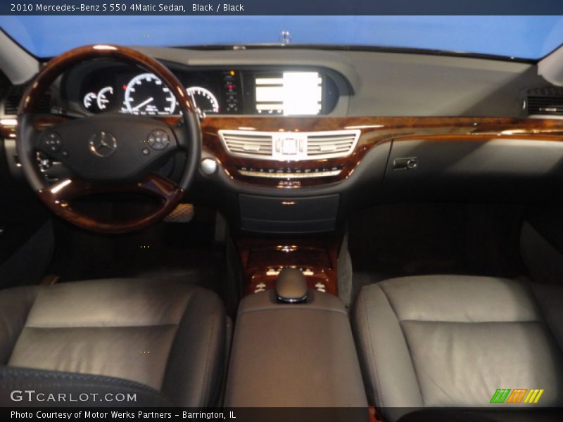 Black / Black 2010 Mercedes-Benz S 550 4Matic Sedan