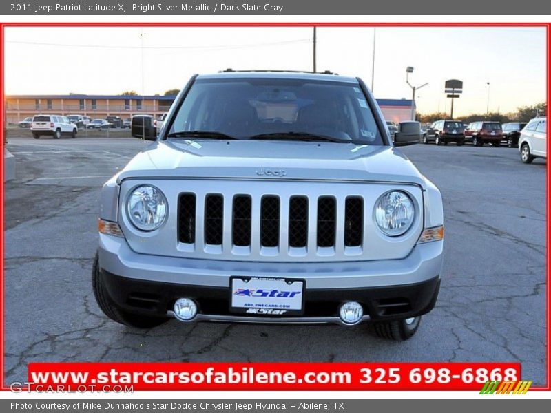 Bright Silver Metallic / Dark Slate Gray 2011 Jeep Patriot Latitude X