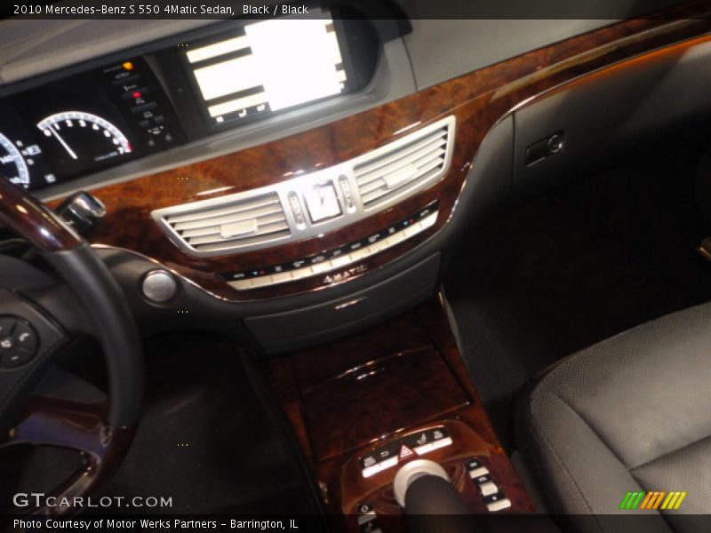 Black / Black 2010 Mercedes-Benz S 550 4Matic Sedan