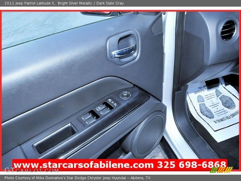 Bright Silver Metallic / Dark Slate Gray 2011 Jeep Patriot Latitude X