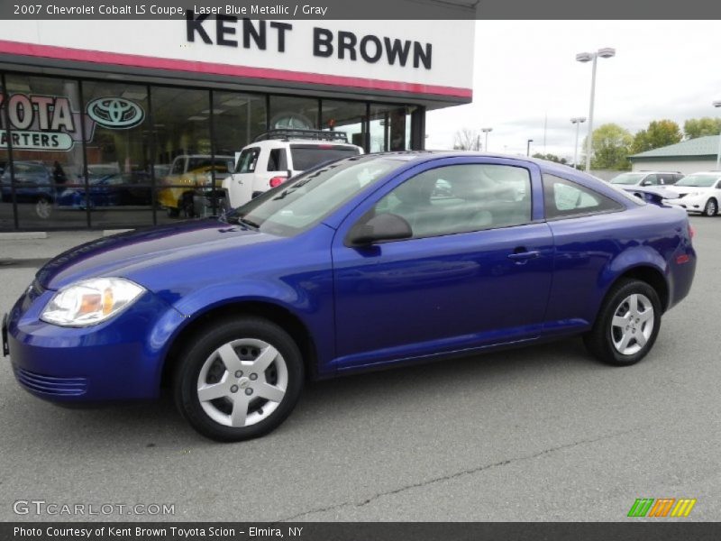 Laser Blue Metallic / Gray 2007 Chevrolet Cobalt LS Coupe