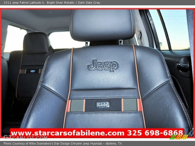Bright Silver Metallic / Dark Slate Gray 2011 Jeep Patriot Latitude X