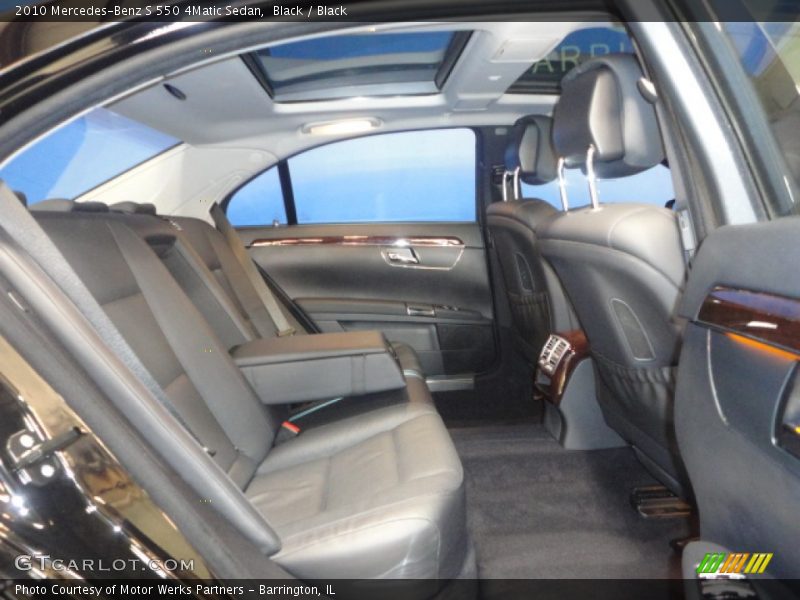 Black / Black 2010 Mercedes-Benz S 550 4Matic Sedan
