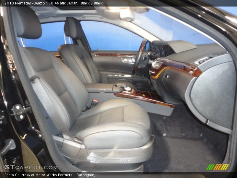 Black / Black 2010 Mercedes-Benz S 550 4Matic Sedan