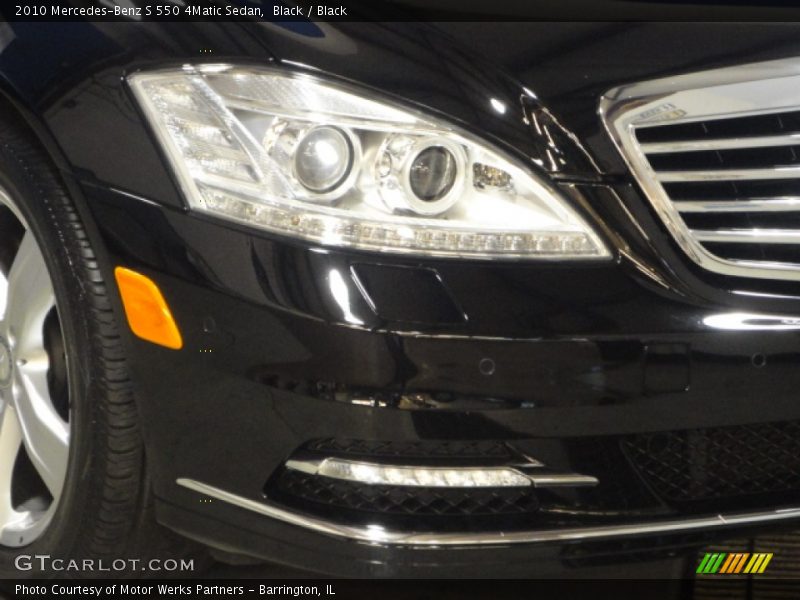 Black / Black 2010 Mercedes-Benz S 550 4Matic Sedan