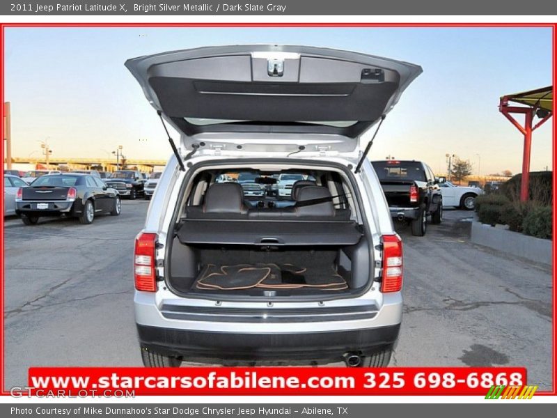 Bright Silver Metallic / Dark Slate Gray 2011 Jeep Patriot Latitude X