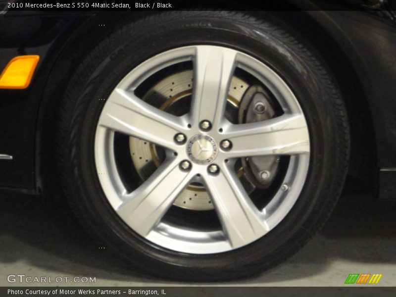Black / Black 2010 Mercedes-Benz S 550 4Matic Sedan