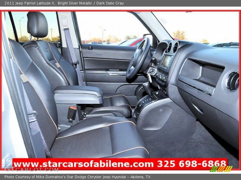 Bright Silver Metallic / Dark Slate Gray 2011 Jeep Patriot Latitude X