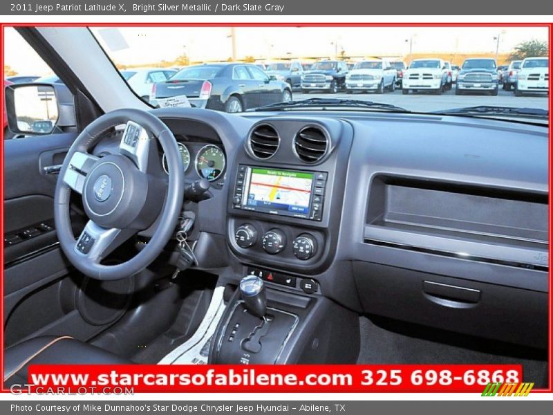 Bright Silver Metallic / Dark Slate Gray 2011 Jeep Patriot Latitude X