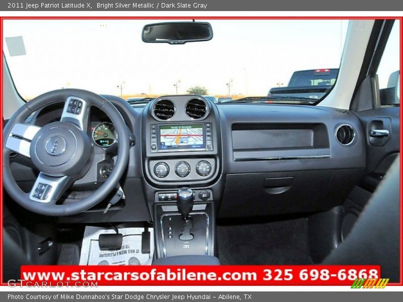 Bright Silver Metallic / Dark Slate Gray 2011 Jeep Patriot Latitude X