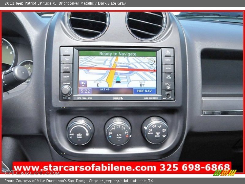 Bright Silver Metallic / Dark Slate Gray 2011 Jeep Patriot Latitude X