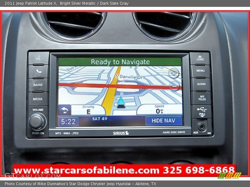 Bright Silver Metallic / Dark Slate Gray 2011 Jeep Patriot Latitude X