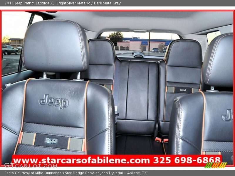 Bright Silver Metallic / Dark Slate Gray 2011 Jeep Patriot Latitude X