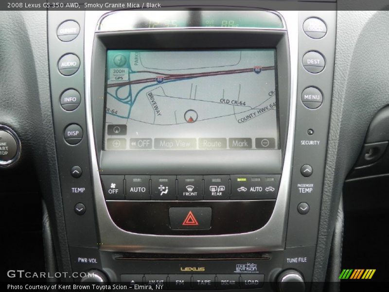 Smoky Granite Mica / Black 2008 Lexus GS 350 AWD