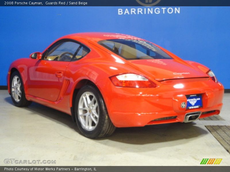 Guards Red / Sand Beige 2008 Porsche Cayman