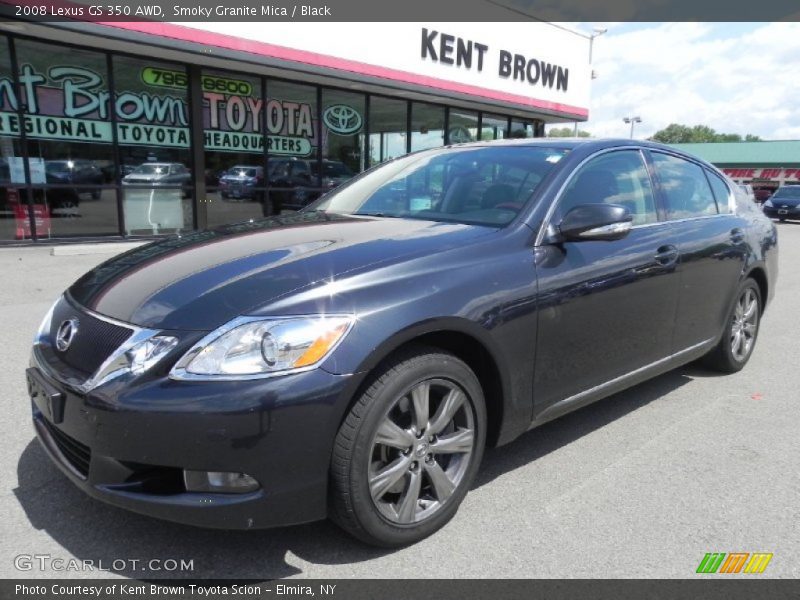 Smoky Granite Mica / Black 2008 Lexus GS 350 AWD