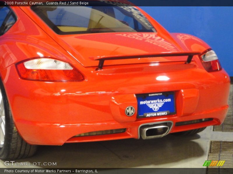 Guards Red / Sand Beige 2008 Porsche Cayman