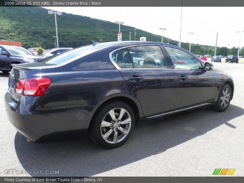 Smoky Granite Mica / Black 2008 Lexus GS 350 AWD