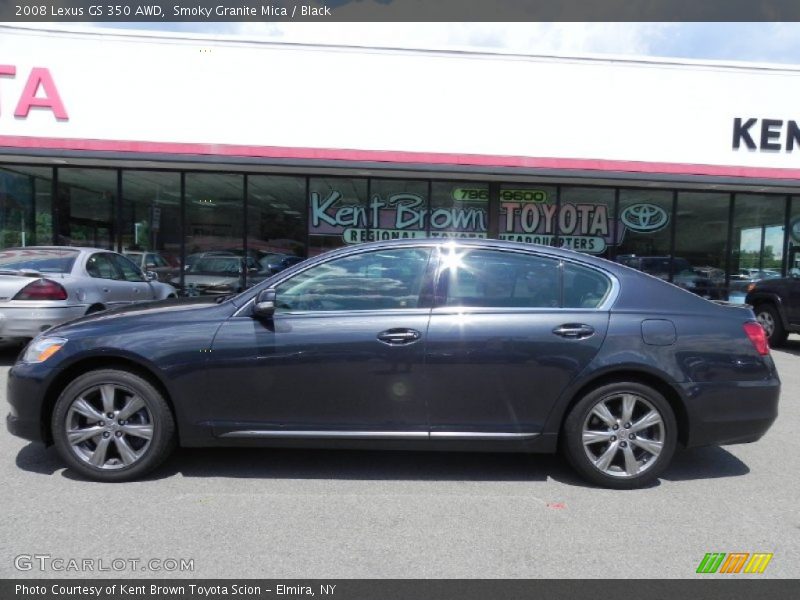 Smoky Granite Mica / Black 2008 Lexus GS 350 AWD