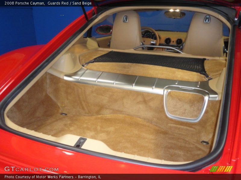 Guards Red / Sand Beige 2008 Porsche Cayman