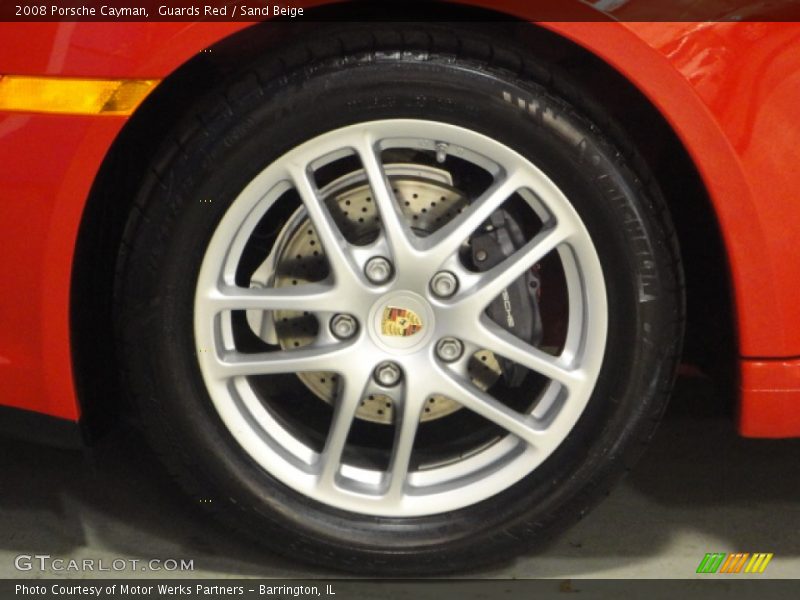 Guards Red / Sand Beige 2008 Porsche Cayman
