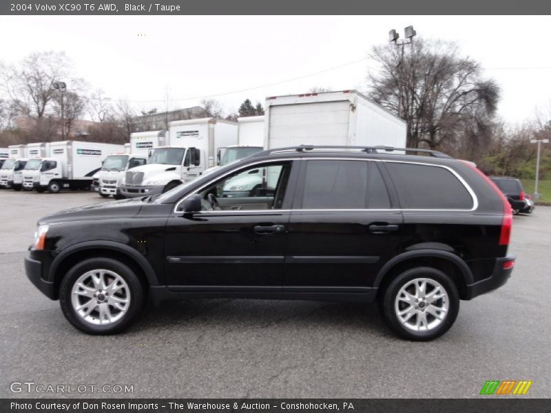 Black / Taupe 2004 Volvo XC90 T6 AWD