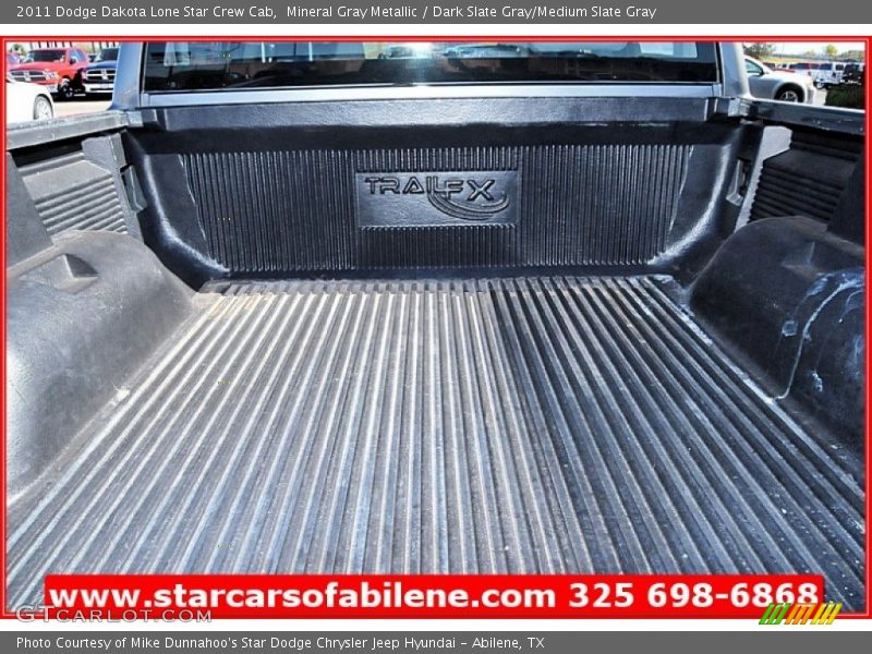 Mineral Gray Metallic / Dark Slate Gray/Medium Slate Gray 2011 Dodge Dakota Lone Star Crew Cab