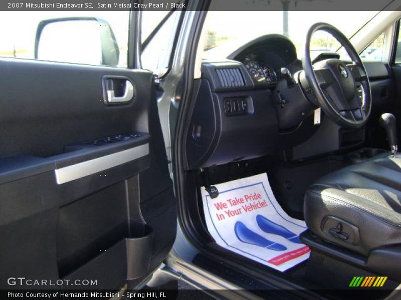 Satin Meisai Gray Pearl / Black 2007 Mitsubishi Endeavor SE