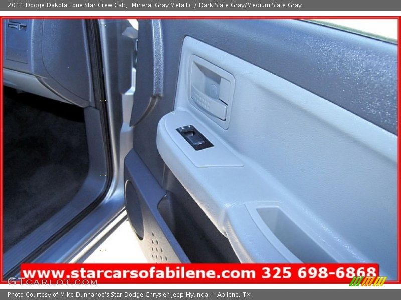 Mineral Gray Metallic / Dark Slate Gray/Medium Slate Gray 2011 Dodge Dakota Lone Star Crew Cab