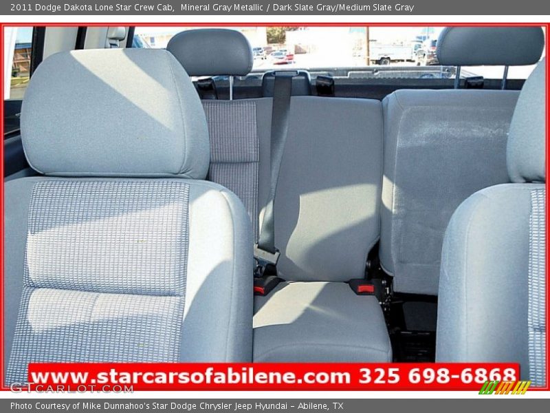 Mineral Gray Metallic / Dark Slate Gray/Medium Slate Gray 2011 Dodge Dakota Lone Star Crew Cab