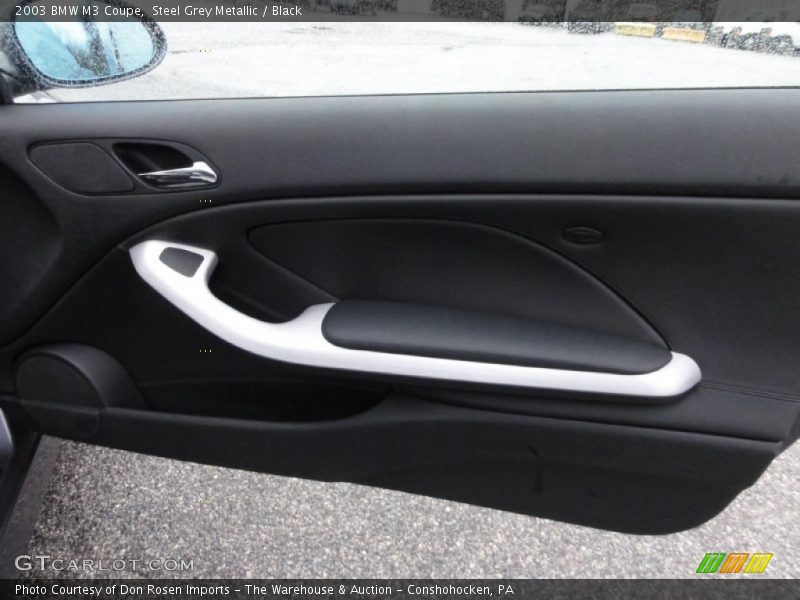 Steel Grey Metallic / Black 2003 BMW M3 Coupe
