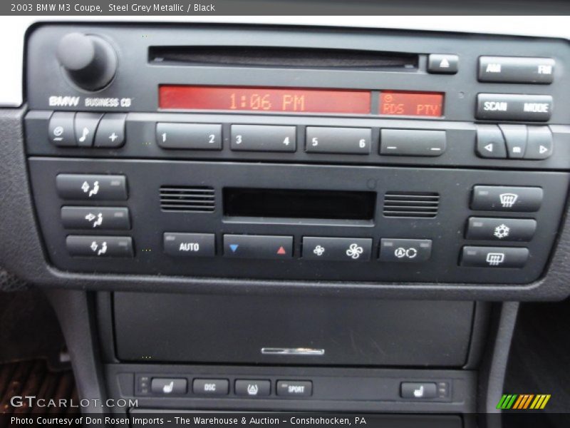 Audio System of 2003 M3 Coupe