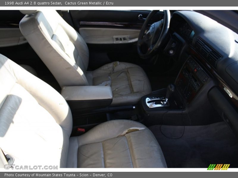 Cactus Green Metallic / Ecru 1998 Audi A4 2.8 quattro Sedan