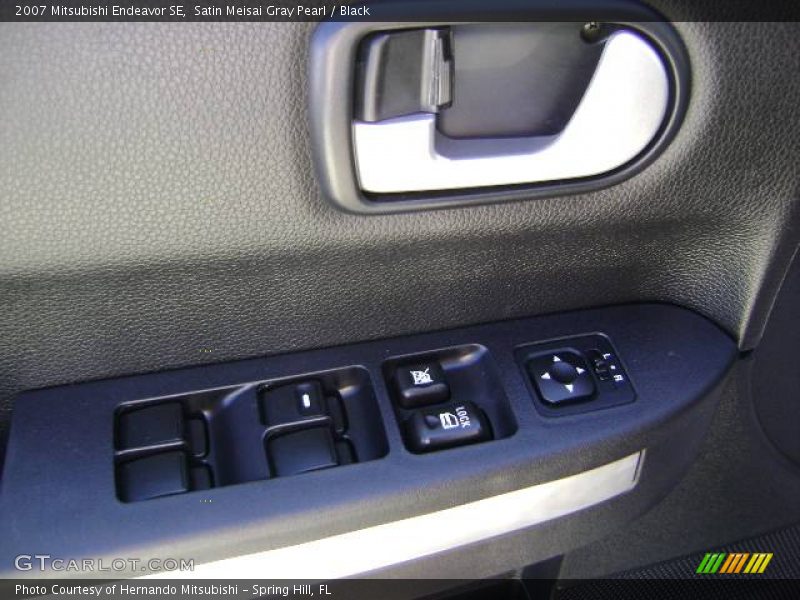Satin Meisai Gray Pearl / Black 2007 Mitsubishi Endeavor SE