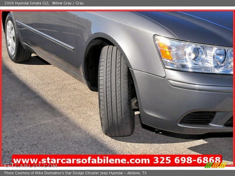 Willow Gray / Gray 2009 Hyundai Sonata GLS