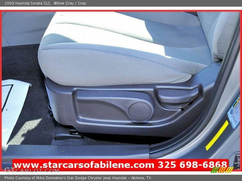 Willow Gray / Gray 2009 Hyundai Sonata GLS