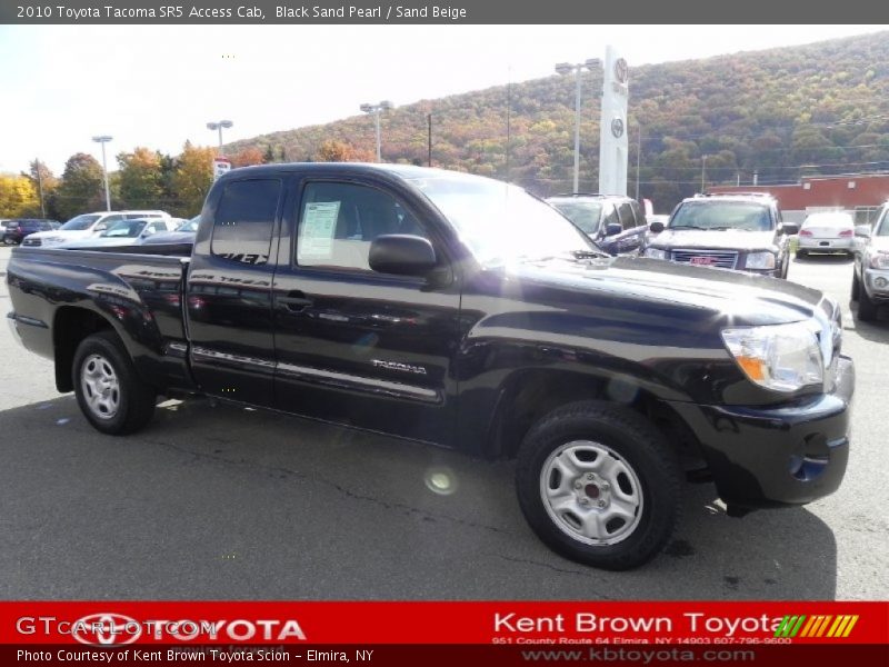 Black Sand Pearl / Sand Beige 2010 Toyota Tacoma SR5 Access Cab
